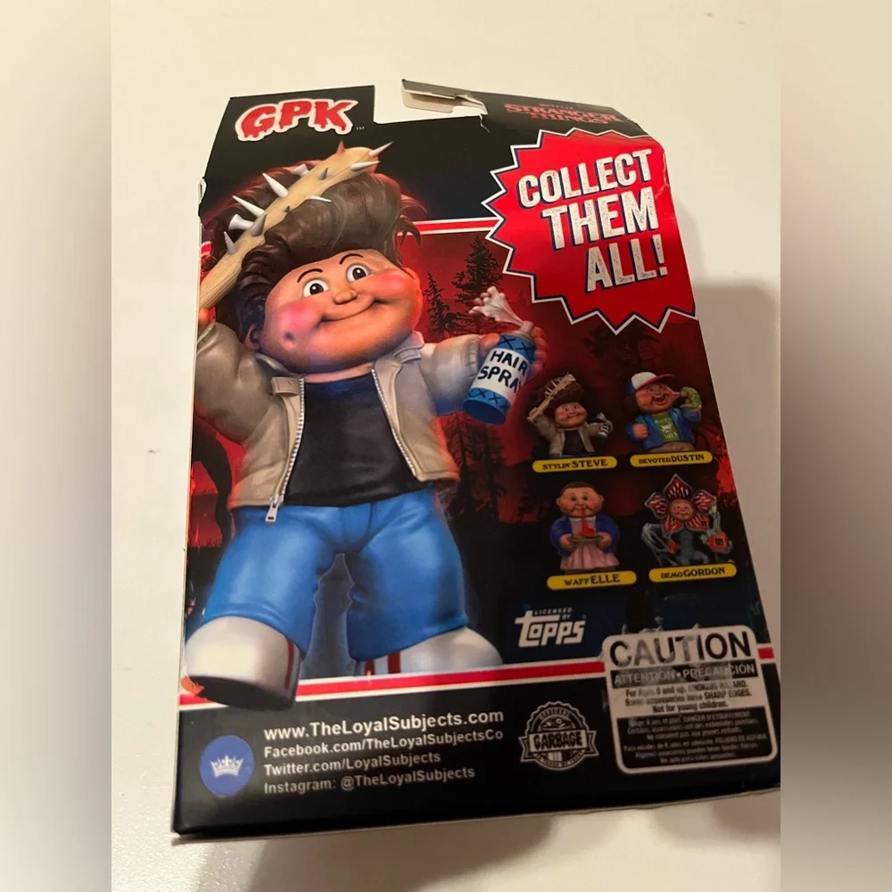 New Garbage Pail Kids & Stranger Things Mashup STYLIN' STEVE Figure 2022 Topps